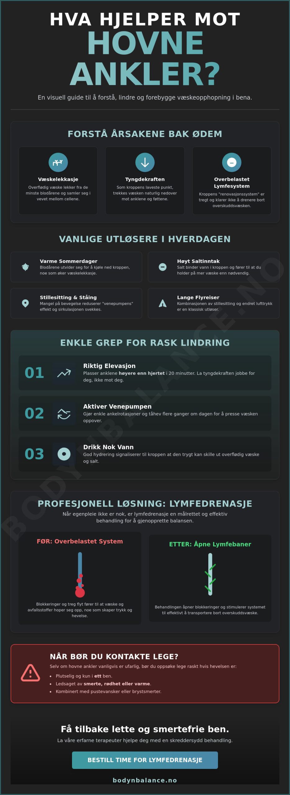 Hva hjelper mot hovne ankler? En komplett guide til lindring og behandling