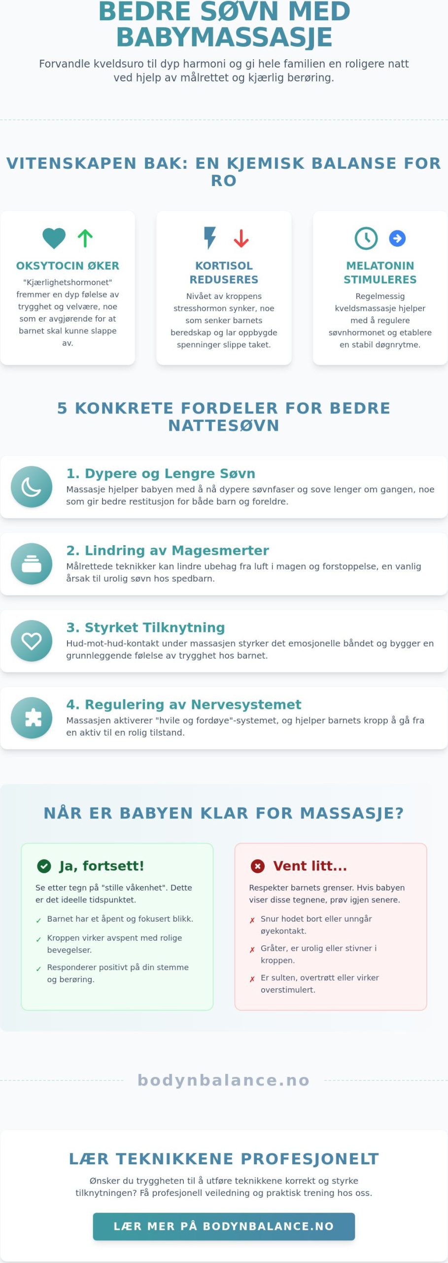 Fordeler med babymassasje for søvn: En komplett guide for foreldre (2026)
